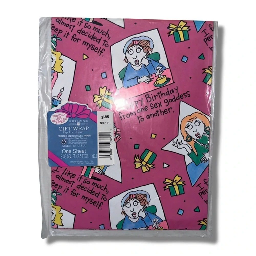 Vintage Birthday Wrapping Paper